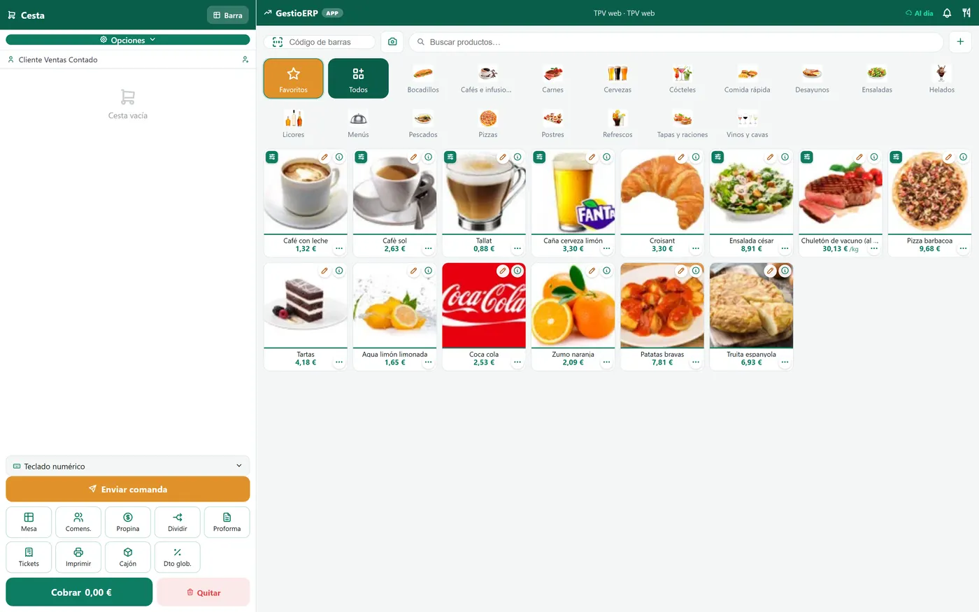 Bares y restaurantes · Tapik