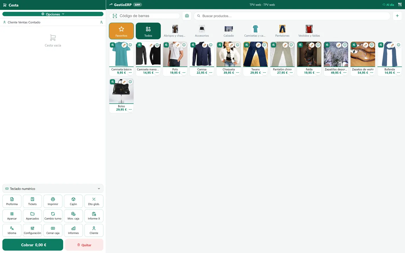 Tiendas de ropa · Tapik
