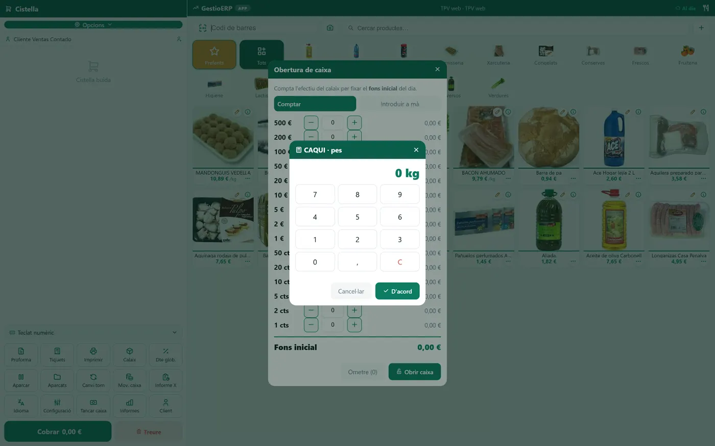 Supermercats i alimentació · Tapik